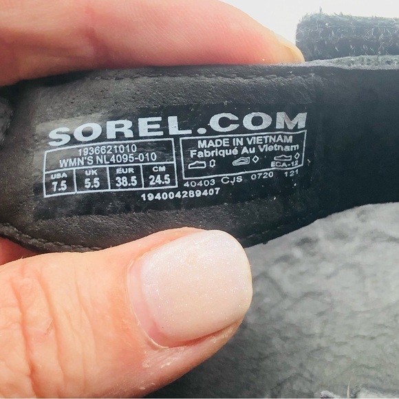 Sorel‎ Women's Black Leather Roaming Decon Strappy Sandals - 7.5 - Picture 7 of 10